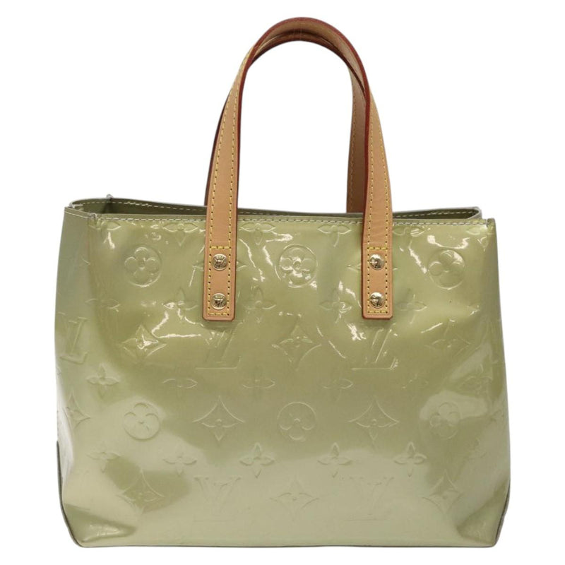 LOUIS VUITTON Monogram Vernis Reade PM Hand Bag Gris M91145 LV Auth 120063