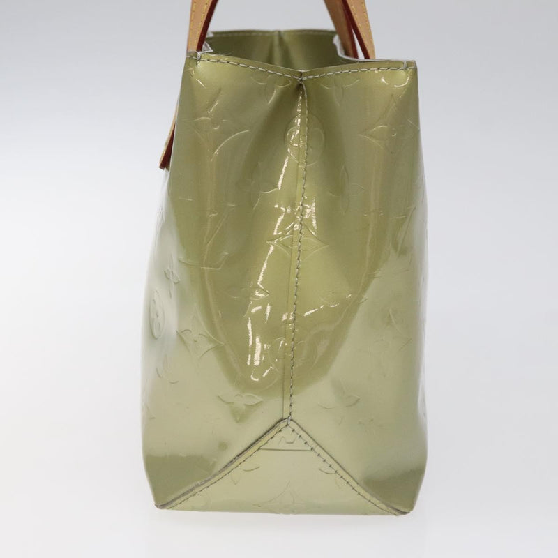 LOUIS VUITTON Monogram Vernis Reade PM Hand Bag Gris M91145 LV Auth 120063