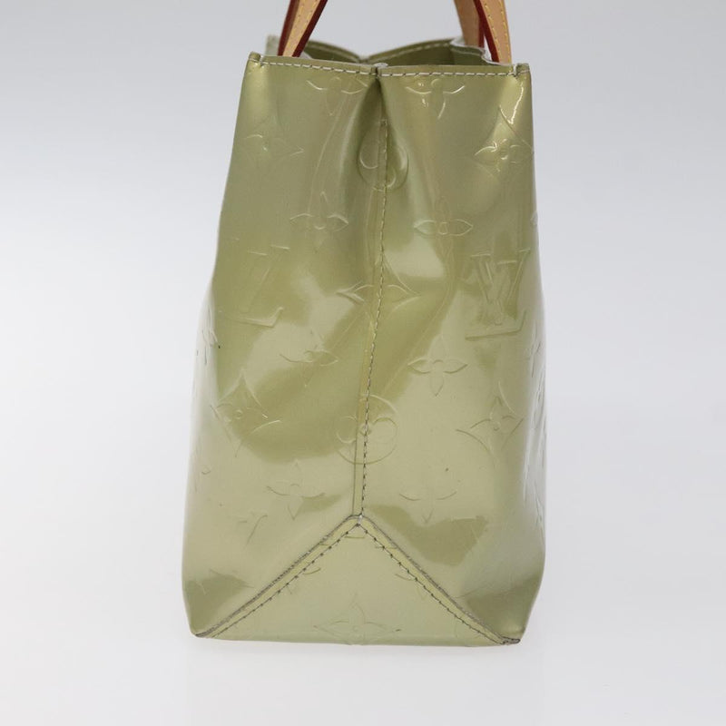 LOUIS VUITTON Monogram Vernis Reade PM Hand Bag Gris M91145 LV Auth 120063