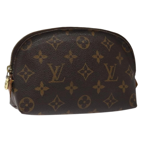 LOUIS VUITTON Monogram Pochette Cosmetic PM Cosmetic Pouch M47515 LV Auth 120069