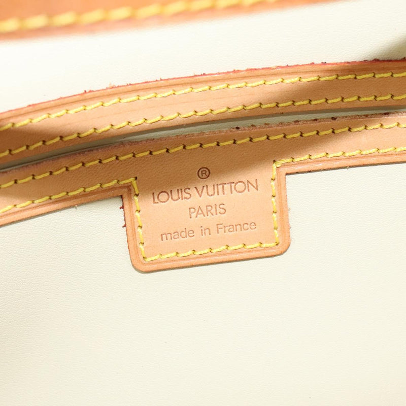 LOUIS VUITTON Monogram Vernis Pochette Fleur Bag Yellow M91118 LV Auth 120072
