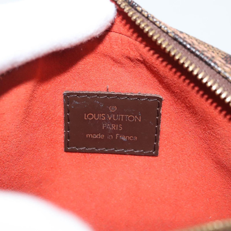 LOUIS VUITTON Damier Ebene Pochette Ipanema Shoulder Bag N51296 LV Auth 120073