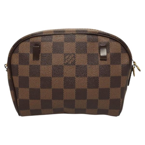 LOUIS VUITTON Damier Ebene Pochette Ipanema Shoulder Bag N51296 LV Auth 120073