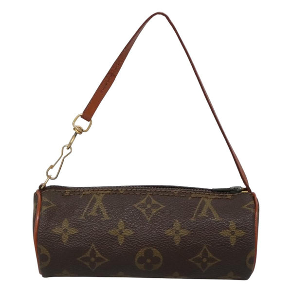 LOUIS VUITTON Monogram Papillon Pouch LV Auth 120088