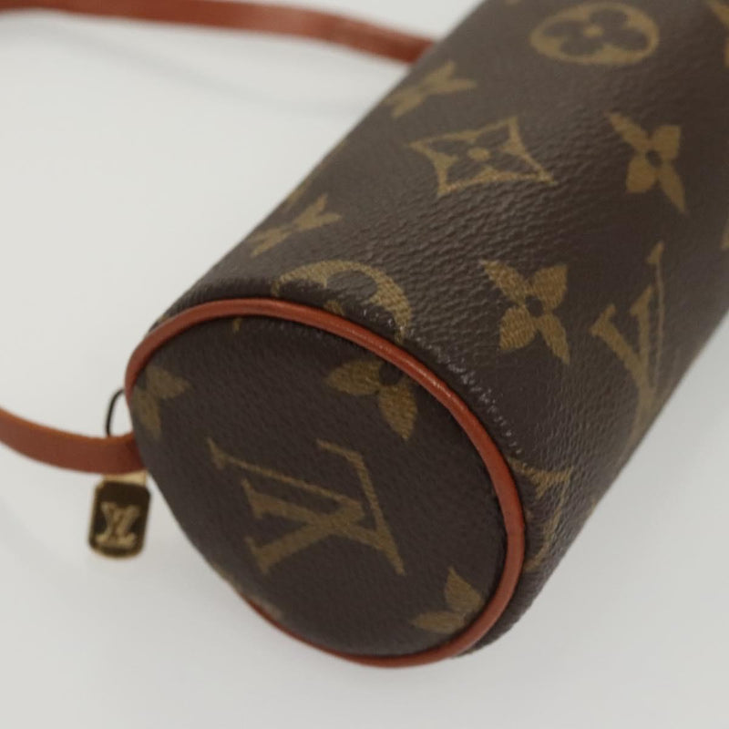 LOUIS VUITTON Monogram Papillon Pouch LV Auth 120104