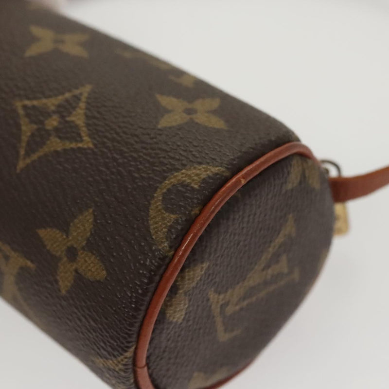 LOUIS VUITTON Monogram Papillon Pouch LV Auth 120104