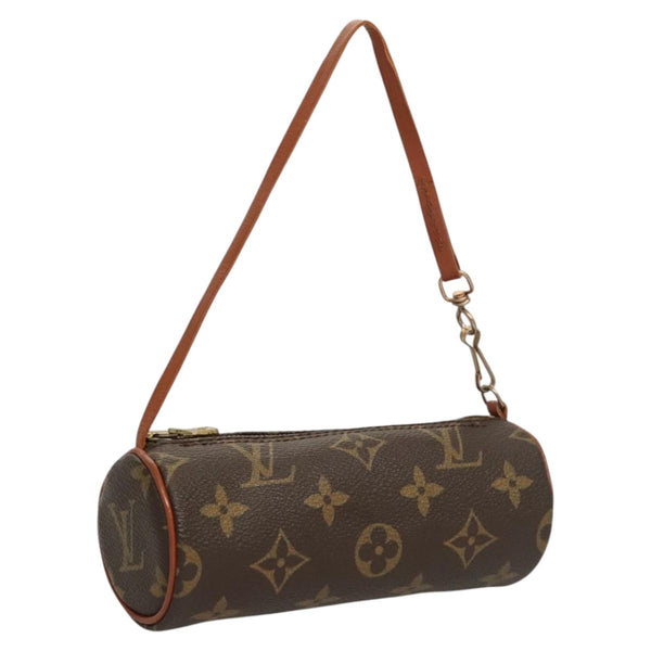 LOUIS VUITTON Monogram Papillon Pouch LV Auth 120104