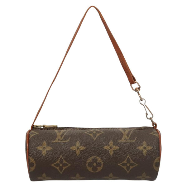 LOUIS VUITTON Monogram Papillon Pouch LV Auth 120104