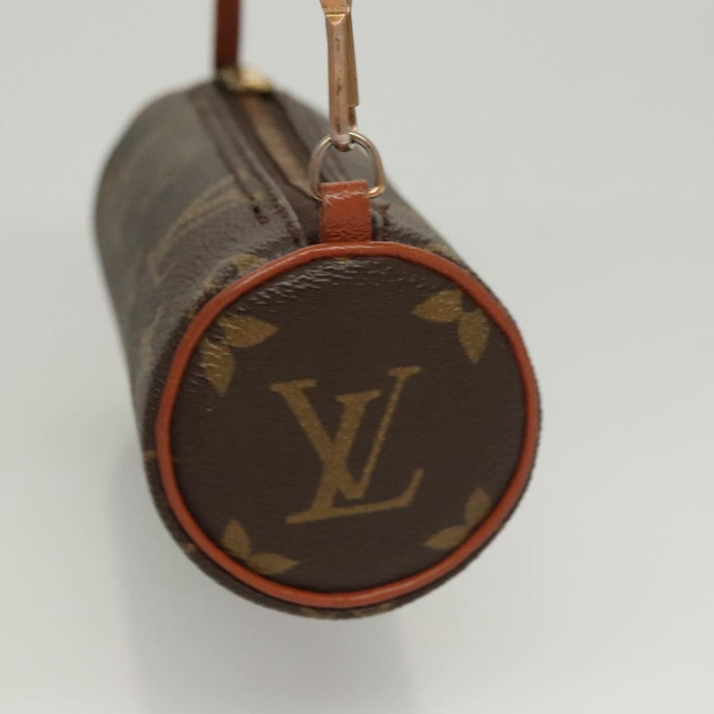 LOUIS VUITTON Monogram Papillon Pouch LV Auth 120104