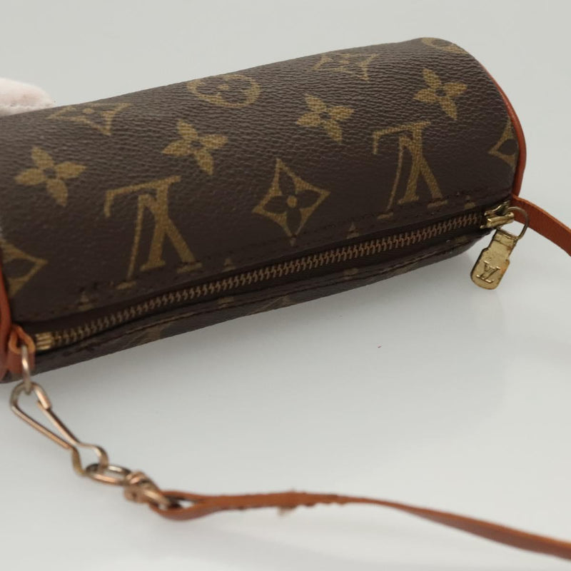 LOUIS VUITTON Monogram Papillon Pouch LV Auth 120104