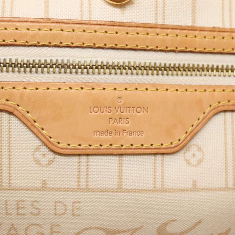 LOUIS VUITTON Damier Azur Neverfull GM Tote Bag N41360 LV Auth 120145