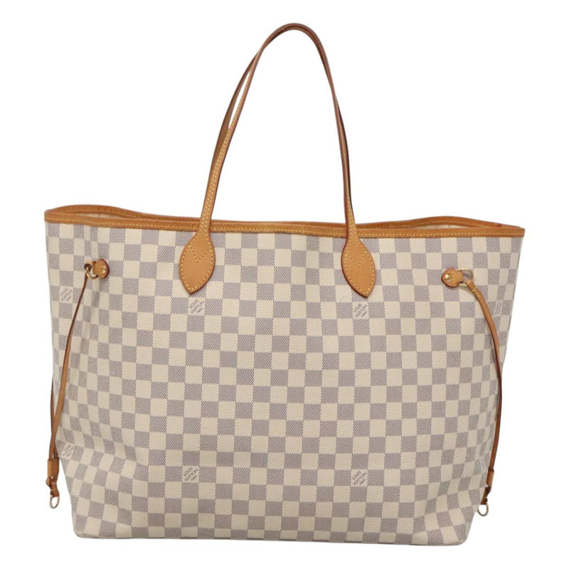 LOUIS VUITTON Damier Azur Neverfull GM Tote Bag N41360 LV Auth 120145