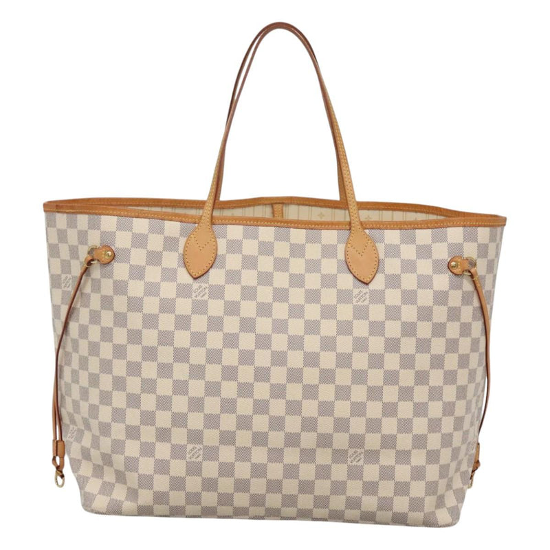 LOUIS VUITTON Damier Azur Neverfull GM Tote Bag N41360 LV Auth 120145