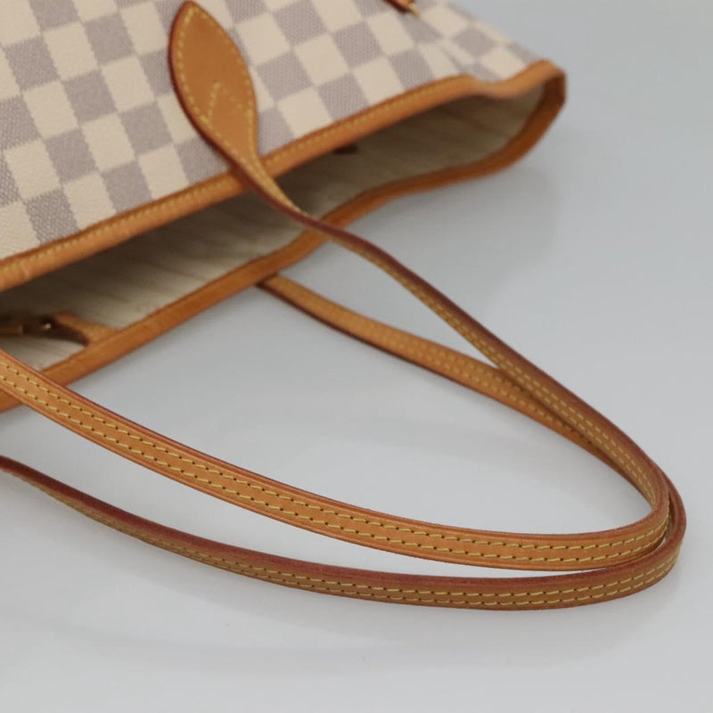 LOUIS VUITTON Damier Azur Neverfull GM Tote Bag N41360 LV Auth 120145