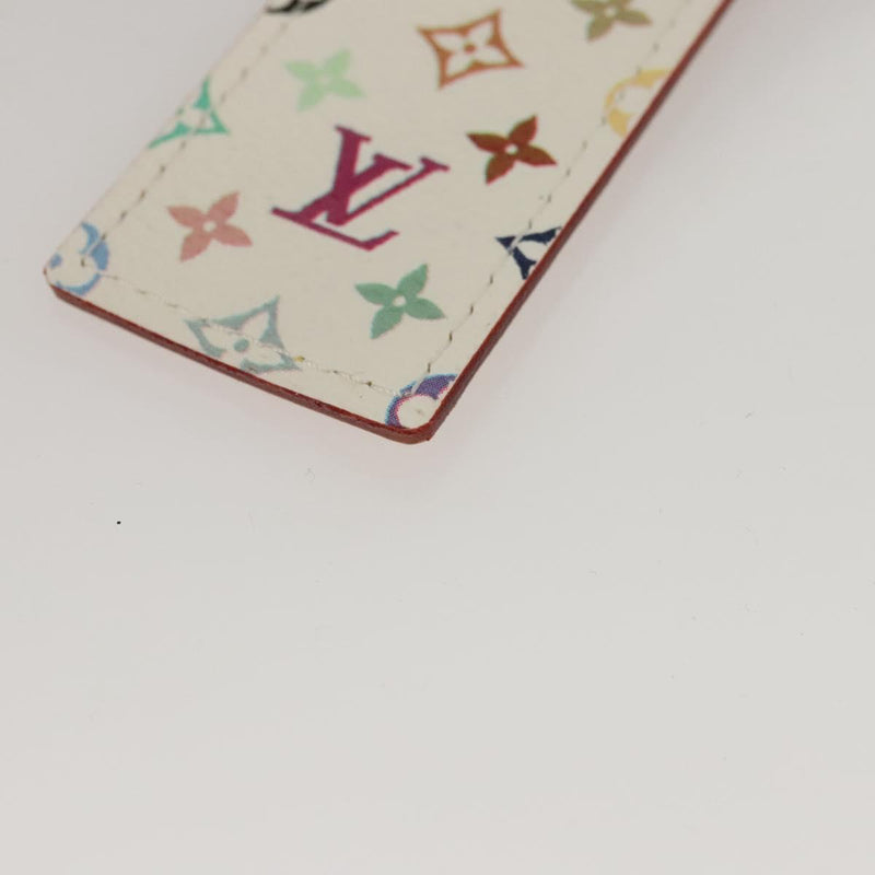 LOUIS VUITTON Monogram Multicolor Mark Page Cadu Bookmark M99196 LV Auth 120176