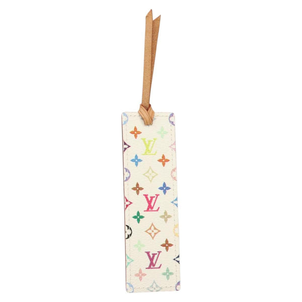 LOUIS VUITTON Monogram Multicolor Mark Page Cadu Bookmark M99196 LV Auth 120176