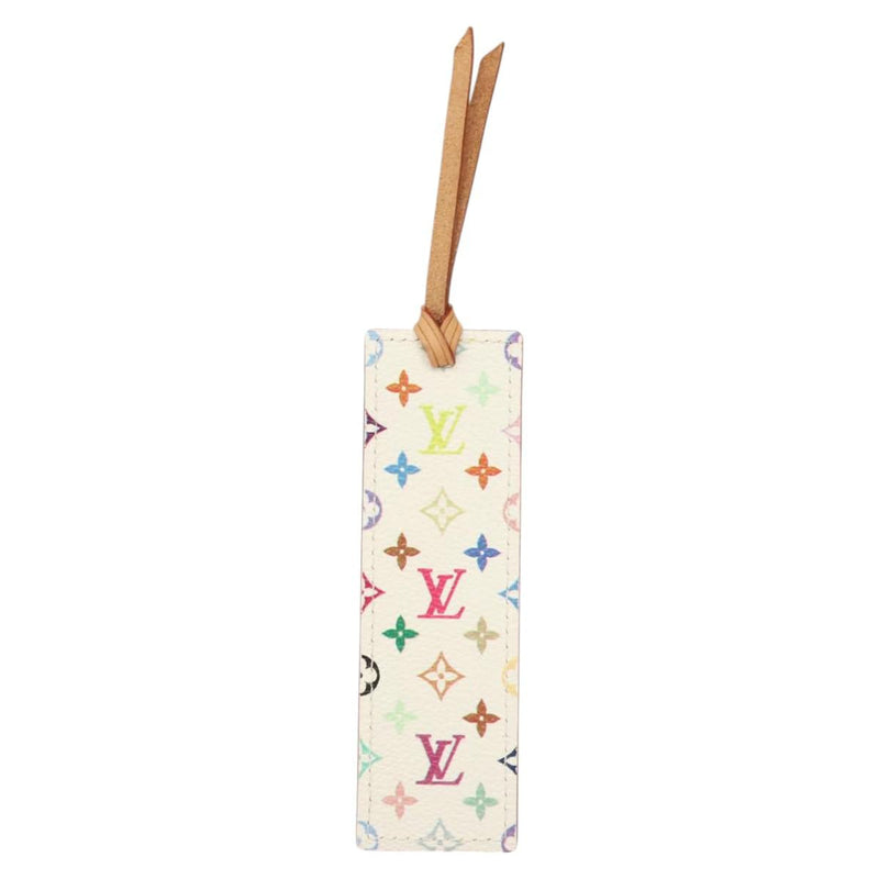 LOUIS VUITTON Monogram Multicolor Mark Page Cadu Bookmark M99196 LV Auth 120176