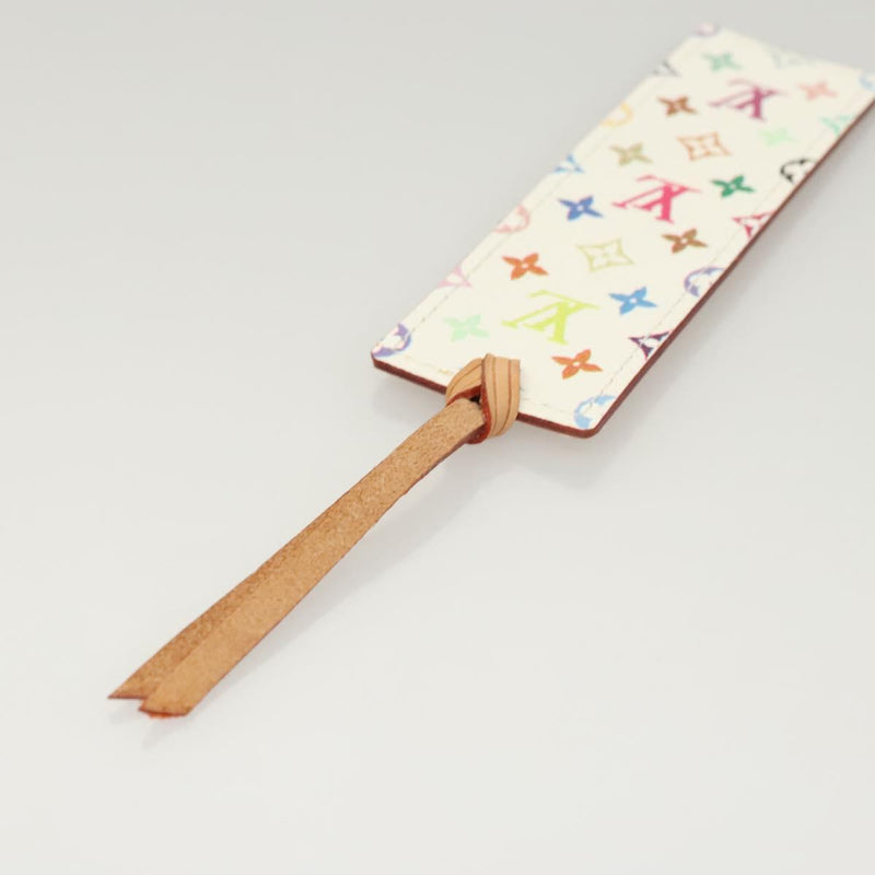 LOUIS VUITTON Monogram Multicolor Mark Page Cadu Bookmark M99196 LV Auth 120176