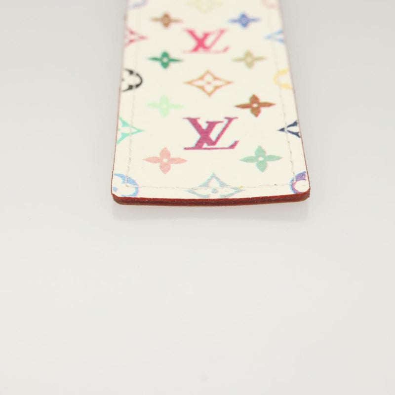 LOUIS VUITTON Monogram Multicolor Mark Page Cadu Bookmark M99196 LV Auth 120176