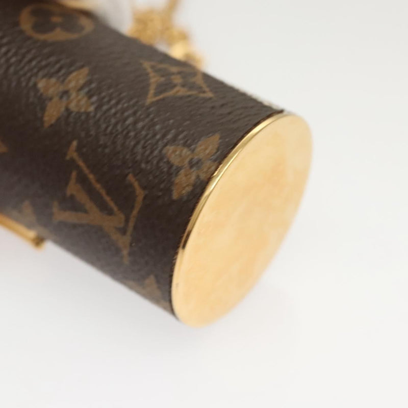 LOUIS VUITTON Monogram Lipstick Case Cosmetic Pouch MP2406 LV Auth 120235