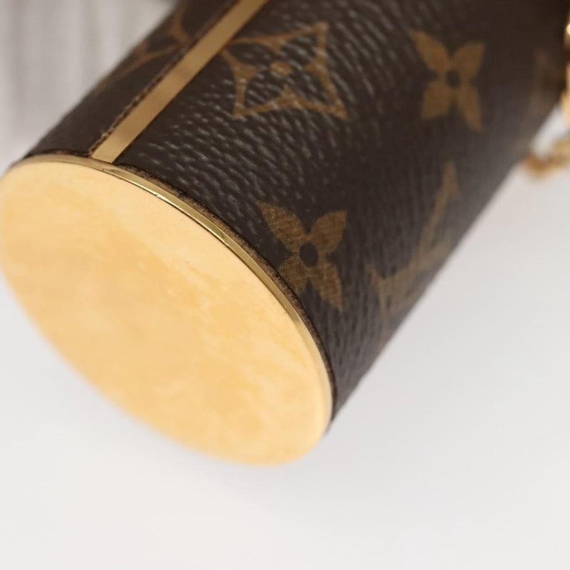 LOUIS VUITTON Monogram Lipstick Case Cosmetic Pouch MP2406 LV Auth 120235