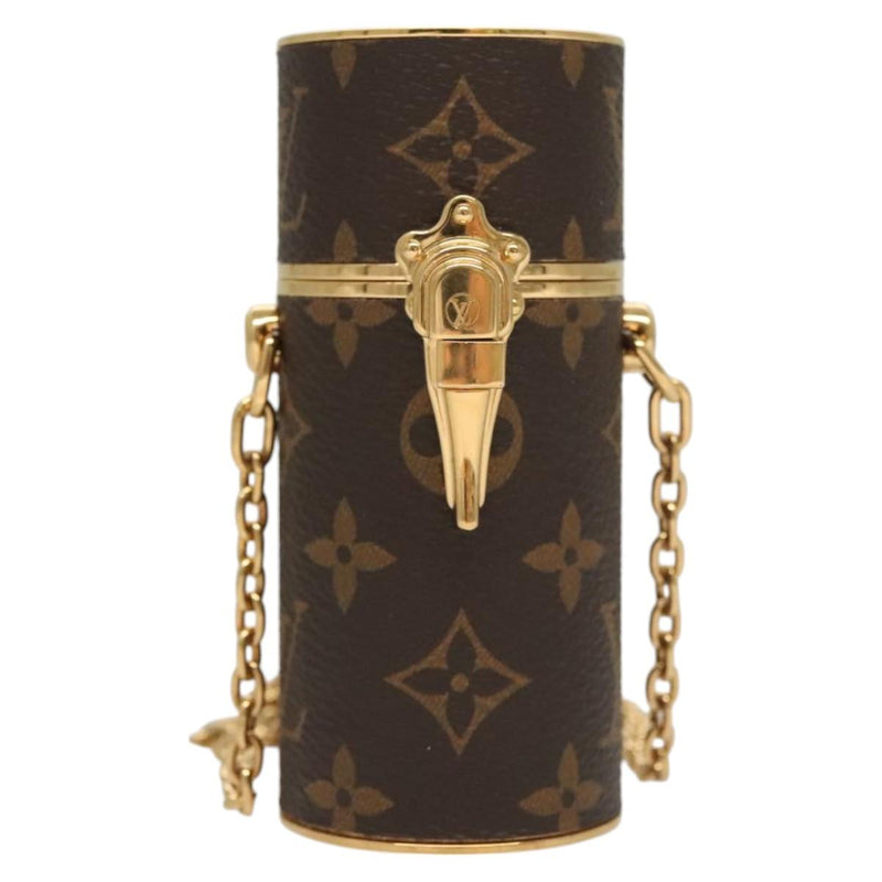 LOUIS VUITTON Monogram Lipstick Case Cosmetic Pouch MP2406 LV Auth 120235