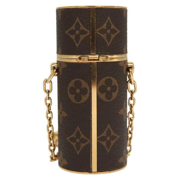 LOUIS VUITTON Monogram Lipstick Case Cosmetic Pouch MP2406 LV Auth 120235