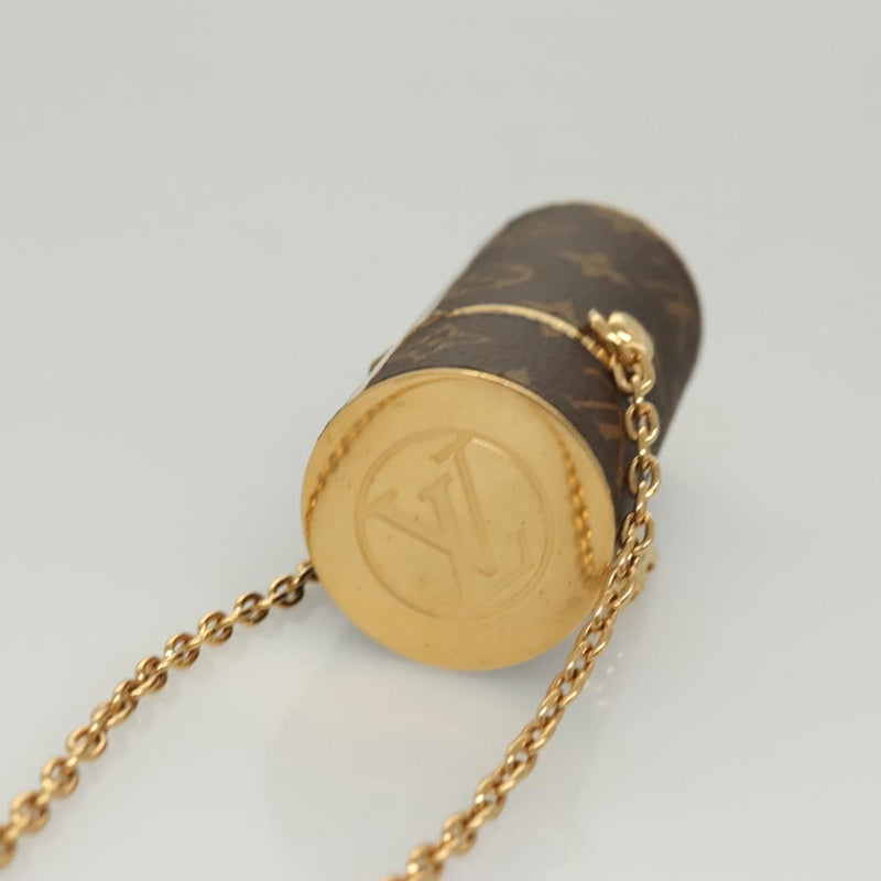 LOUIS VUITTON Monogram Lipstick Case Cosmetic Pouch MP2406 LV Auth 120235