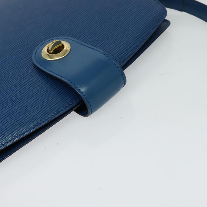 LOUIS VUITTON Epi Capuchin Shoulder Bag Blue M52345 LV Auth 120245