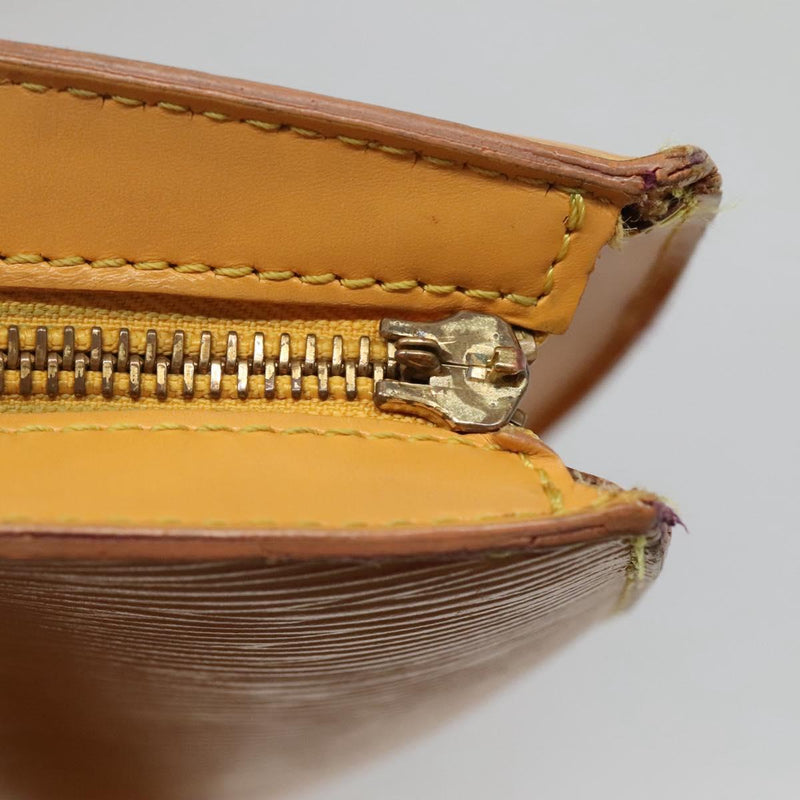 LOUIS VUITTON Epi Saint Jacques Shopping Shoulder Bag Yellow M52269 Auth 120312