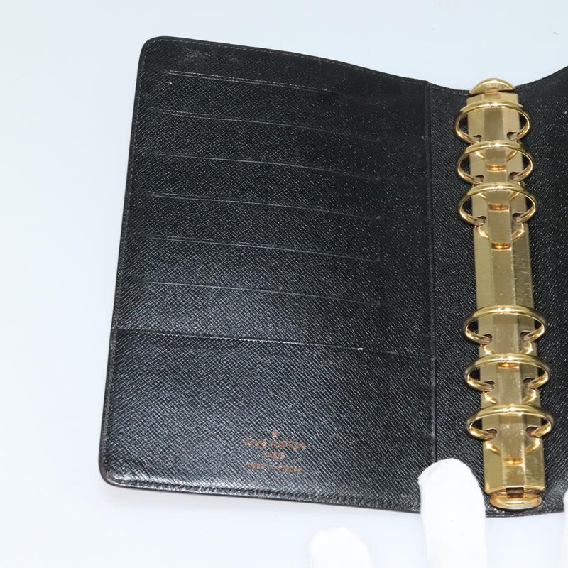 LOUIS VUITTON Epi Agenda MM Day Planner Cover Green R20044 LV Auth 120319