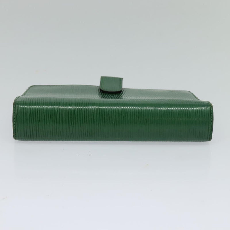 LOUIS VUITTON Epi Agenda MM Day Planner Cover Green R20044 LV Auth 120319