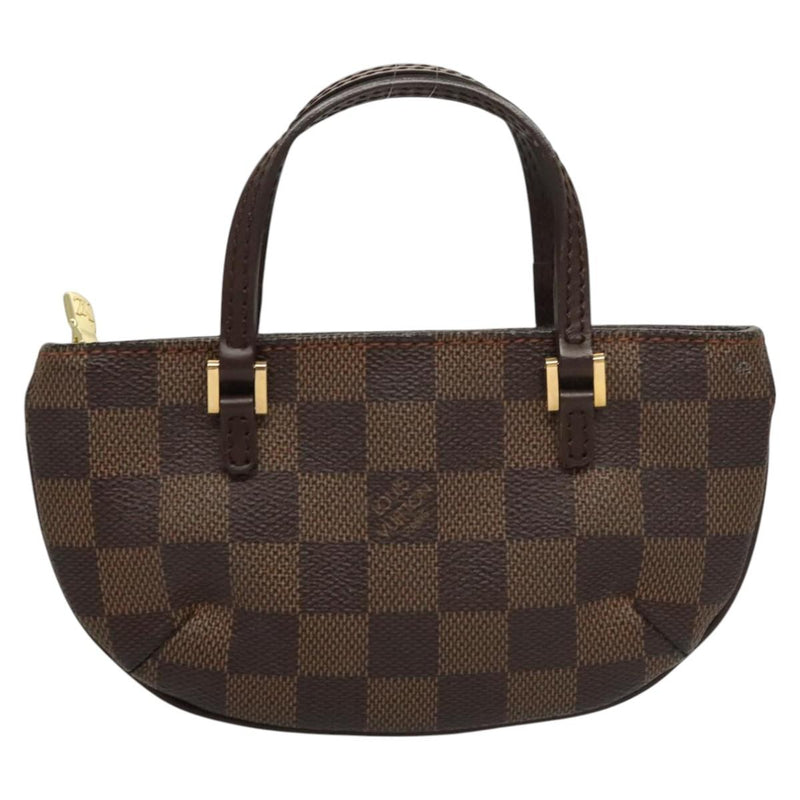 LOUIS VUITTON Damier Ebene Manosque GM Accessory Pouch N51120 LV Auth 120328