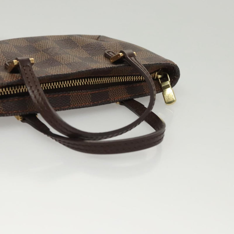 LOUIS VUITTON Damier Ebene Manosque GM Accessory Pouch N51120 LV Auth 120328