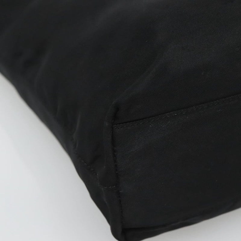 PRADA Tote Bag Nylon Black Auth 120381