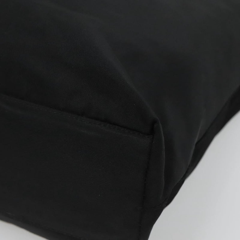 PRADA Tote Bag Nylon Black Auth 120381