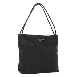 PRADA Tote Bag Nylon Black Auth 120381