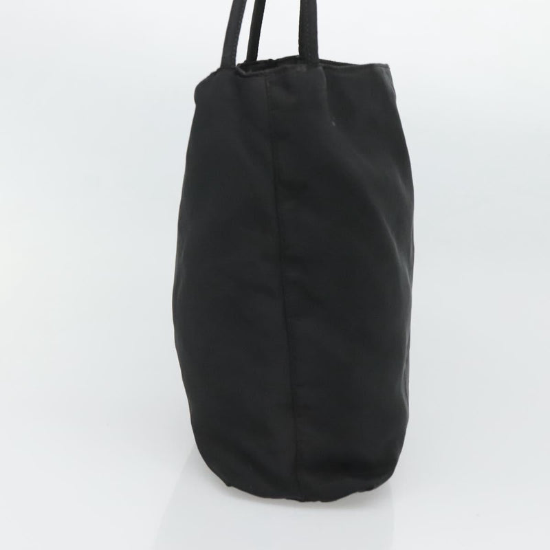 PRADA Tote Bag Nylon Black Auth 120381