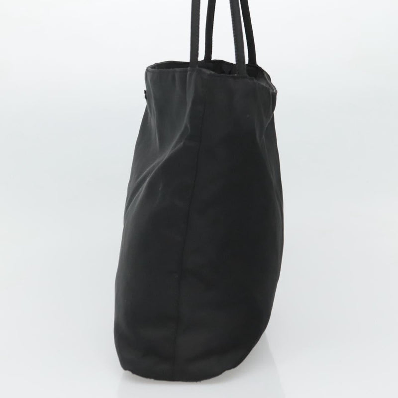 PRADA Tote Bag Nylon Black Auth 120381