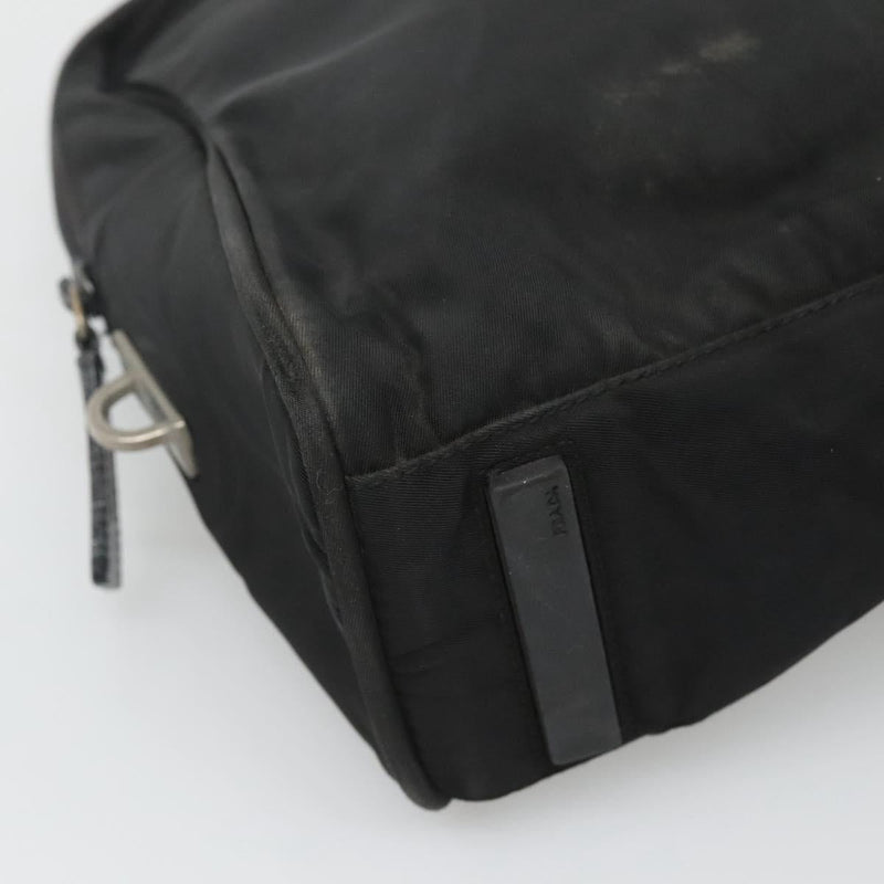 PRADA Tote Bag Nylon Black Auth 120382
