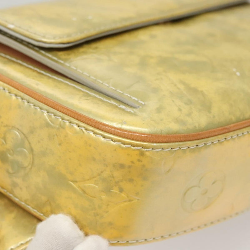 LOUIS VUITTON Monogram Vernis Fulton Waist bag Gris M91041 LV Auth 120416