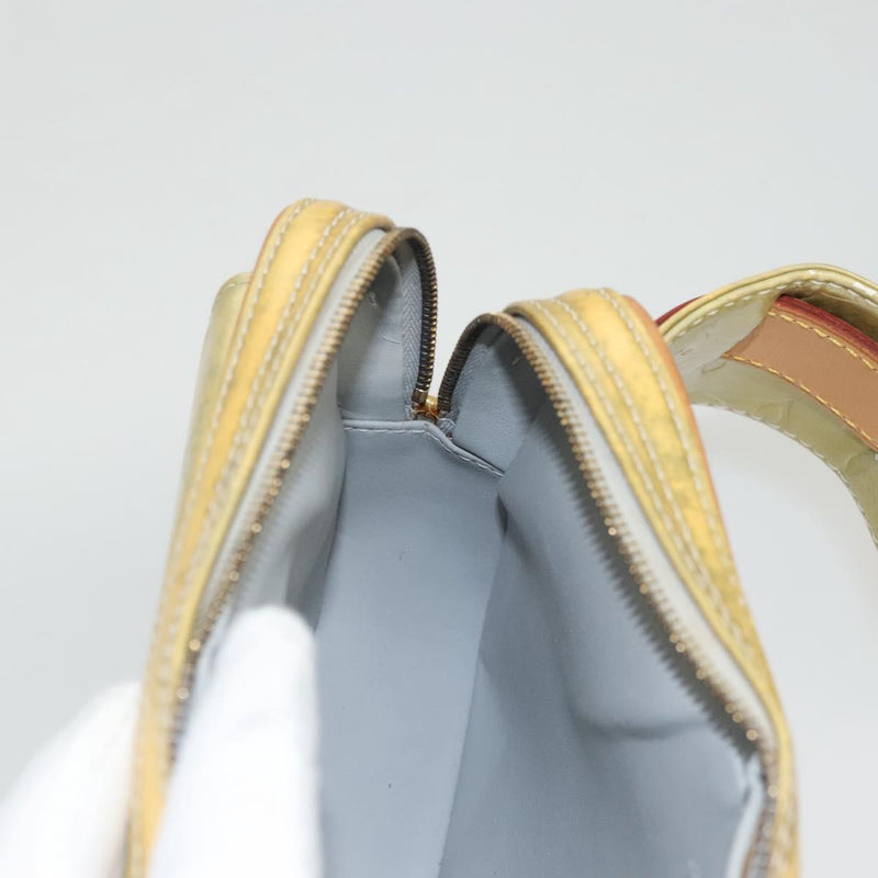 LOUIS VUITTON Monogram Vernis Fulton Waist bag Gris M91041 LV Auth 120416