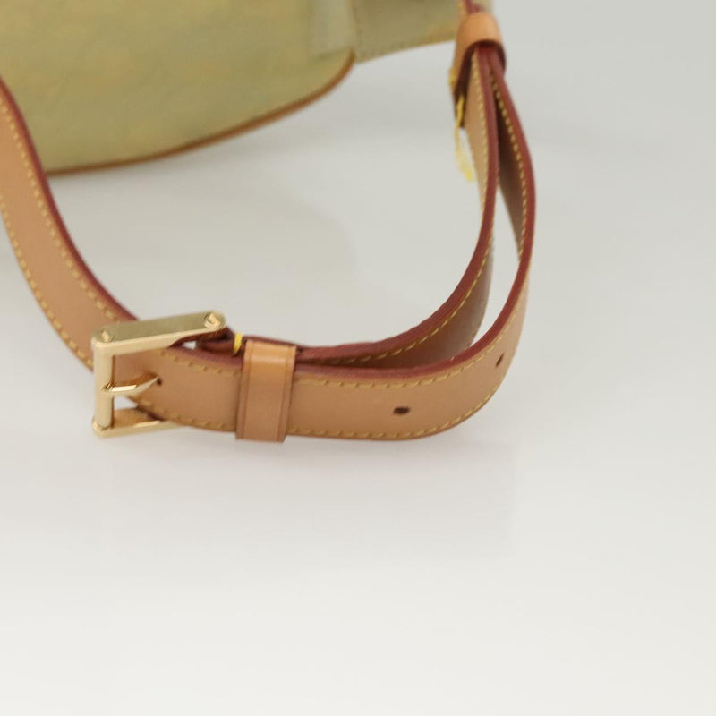 LOUIS VUITTON Monogram Vernis Fulton Waist bag Gris M91041 LV Auth 120416