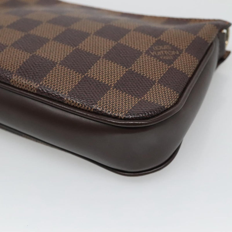 LOUIS VUITTON Damier Ebene Navona Accessory Pouch N51983 LV Auth 120423