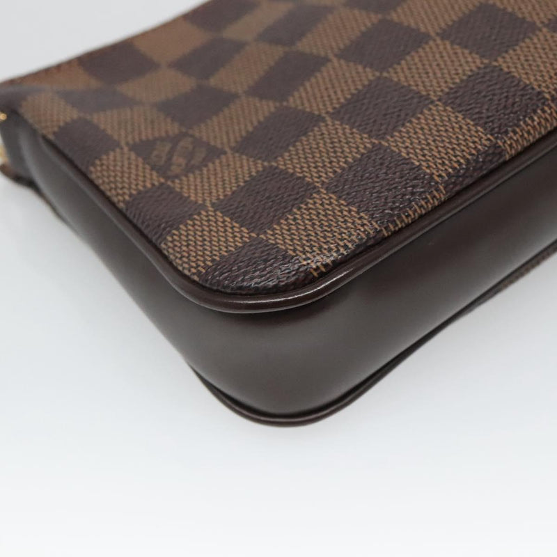 LOUIS VUITTON Damier Ebene Navona Accessory Pouch N51983 LV Auth 120423