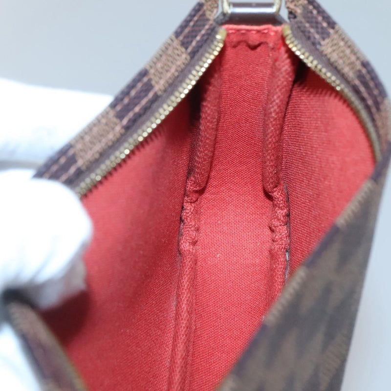 LOUIS VUITTON Damier Ebene Navona Accessory Pouch N51983 LV Auth 120423