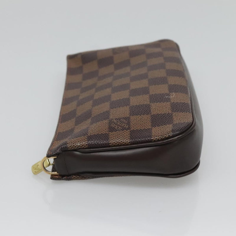 LOUIS VUITTON Damier Ebene Navona Accessory Pouch N51983 LV Auth 120423