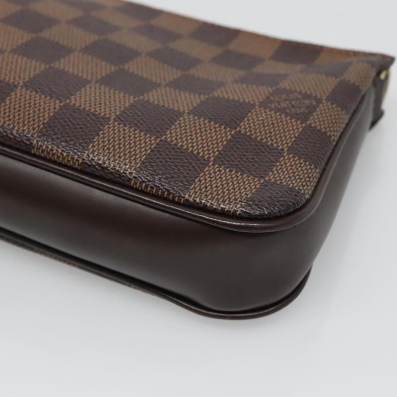 LOUIS VUITTON Damier Ebene Navona Accessory Pouch N51983 LV Auth 120423