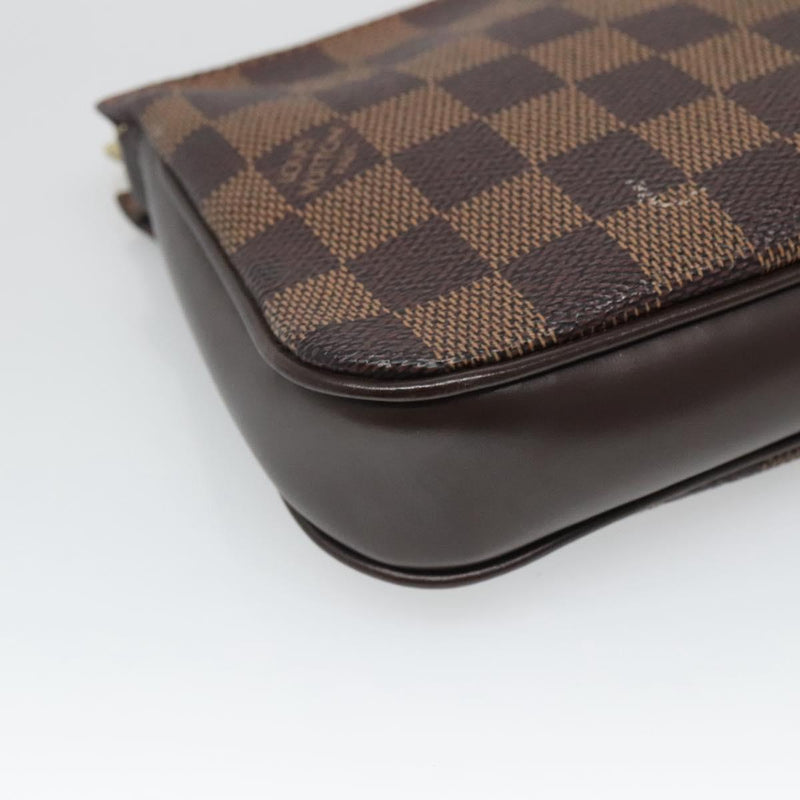 LOUIS VUITTON Damier Ebene Navona Accessory Pouch N51983 LV Auth 120423