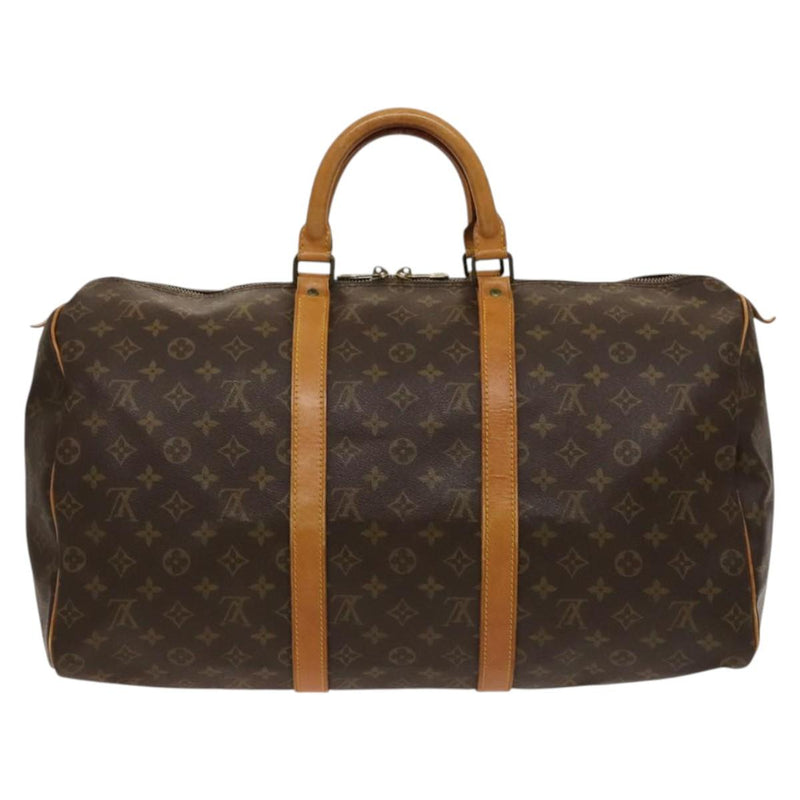 LOUIS VUITTON Monogram Keepall 50 Boston Bag M41426 LV Auth 120428